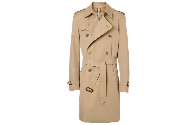 Мужской тренч Burberry, цвет Camel