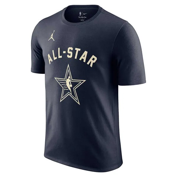 Футболка NBA ALL-STAR WEEKEND LEBRON JAMES N&N T-SHIRT Jordan, цвет College Navy