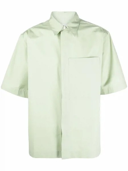 Jil Sander рубашка свободного кроя с короткими рукавами