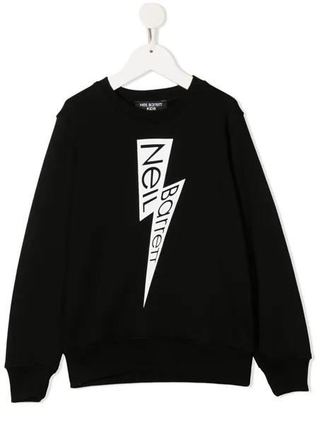 Neil Barrett Kids толстовка с логотипом