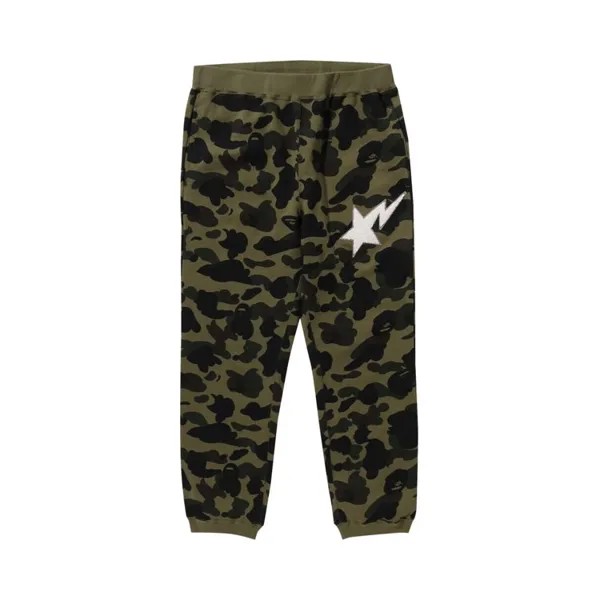 Спортивные брюки BAPE 1st Camos 'Green', зеленый