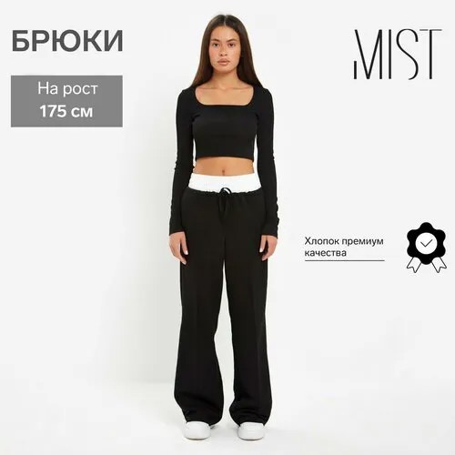 Брюки спортивные MIST, размер 42/176, черный