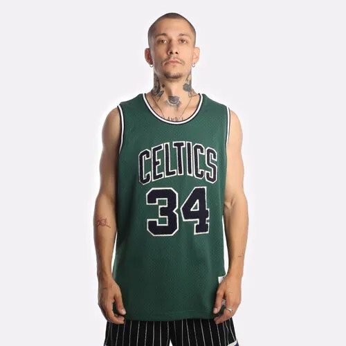 Майка Mitchell & Ness Mitchell and ness Chenille Swingman, размер M, зеленый