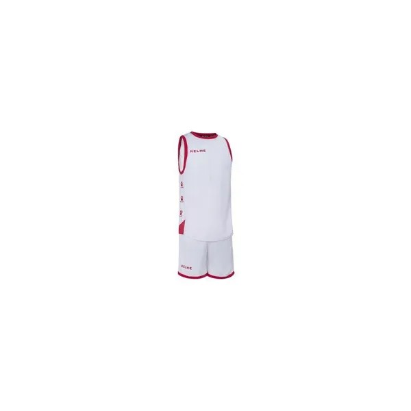 Kelme Set Vitoria Футболка унисекс с короткими рукавами белого и красного цвета