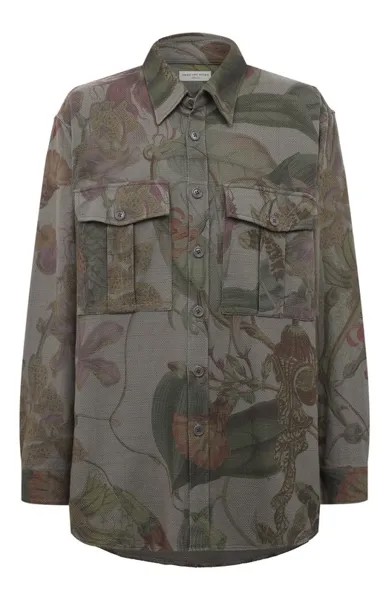 Хлопковая рубашка Dries Van Noten