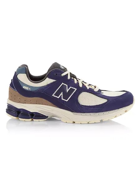 Замшевые низкие кеды 2002R New Balance, цвет night tide