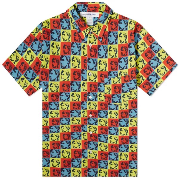 Рубашка с коротким рукавом Comme Des Garçons Shirt X Andy Warhol Short Sleeve Shirt, цвет Multi