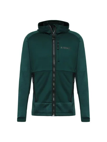 Спортивная флисовая куртка ADIDAS TERREX Tech Flooce Fleece, зеленый