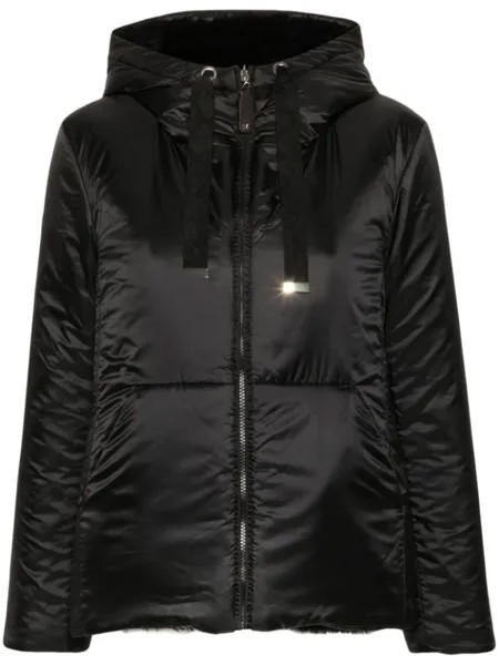 Max Mara куртка Flinn на молнии с капюшоном, черный