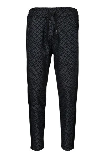 Тканевые брюки Replay Joggin Tech Fleece All Over Print, черный