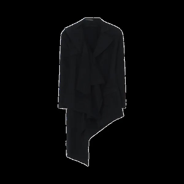 Куртка Yohji Yamamoto Backside Tucked 'Black', черный