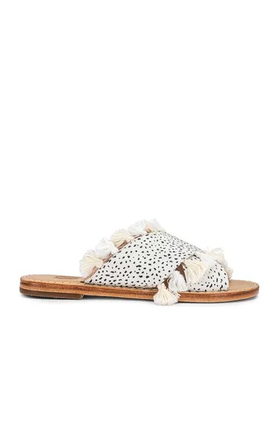 Шлепанцы House of Harlow 1960 X REVOLVE Ginny, цвет White Multi