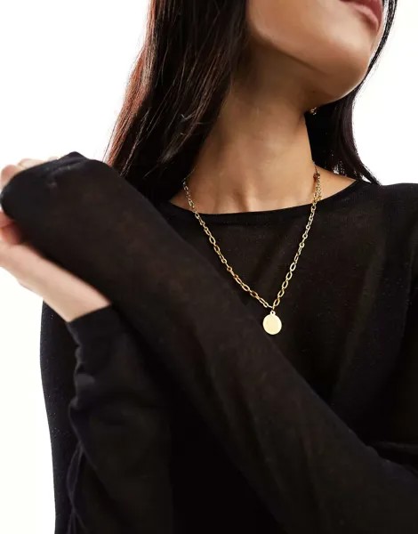 Черный многослойный джемпер тонкой прозрачной вязки InWear Bekka In Wear