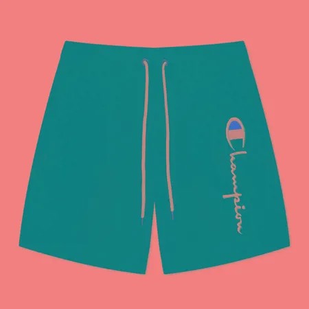 Мужские шорты Champion Reverse Weave Script Logo Basic Bermuda Swim, цвет чёрный, размер M