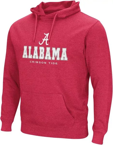 Colosseum Мужской красный пуловер с капюшоном Alabama Crimson Tide
