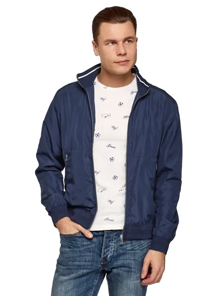 Бомбер мужской oodji 1L511080M синий XL