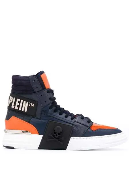 Philipp Plein высокие кеды с логотипом