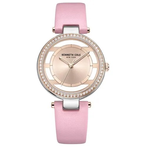 Наручные часы KENNETH COLE Transparency, бежевый, розовый