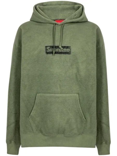 Supreme худи Inside Out с логотипом, зеленый