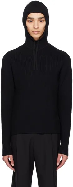Черный худи со вставками Dion Lee