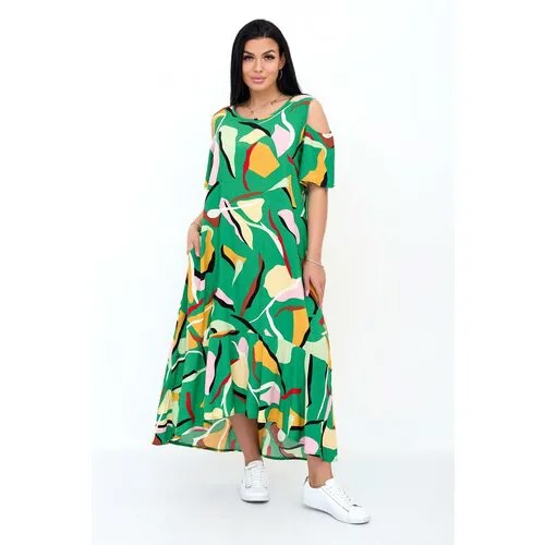 Платье Lika Dress, размер 50, зеленый