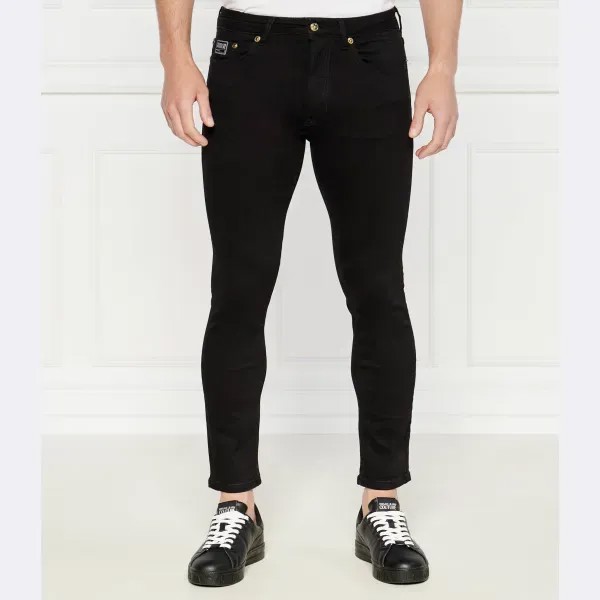 Джинсы скинни Versace, черный