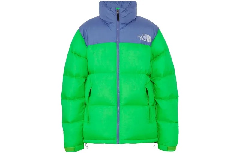 Пуховик мужской зеленый The North Face, зеленый