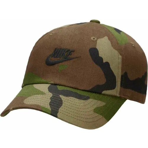 Бейсболка NIKE Sport Casual Camo Print Basball Cap, размер S/M, коричневый