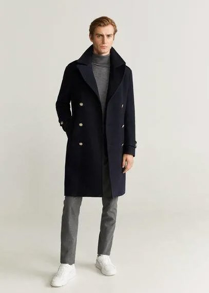 Двубортное пальто Tailored из шерсти - Parma