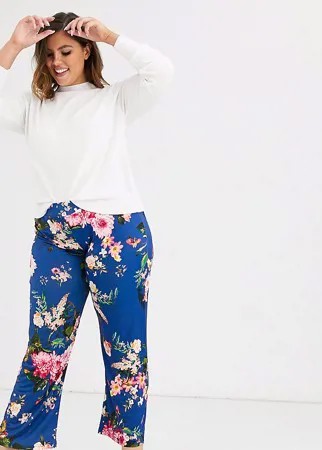Расклешенные брюки с цветочным принтом Koko-Мульти