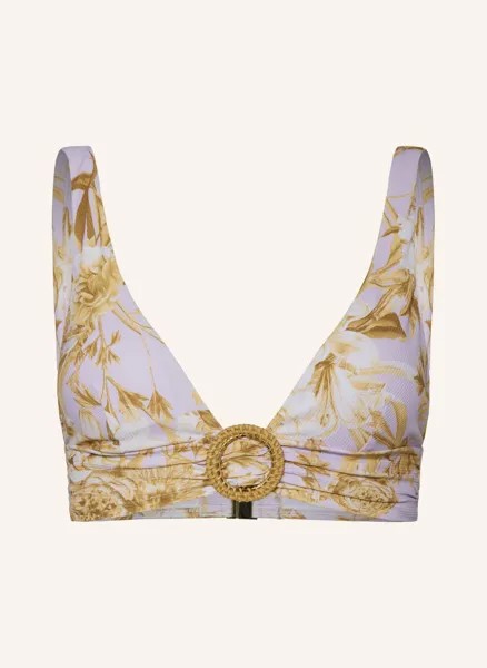 Топ бикини без косточек Bralette Maryan Mehlhorn, фиолетовый
