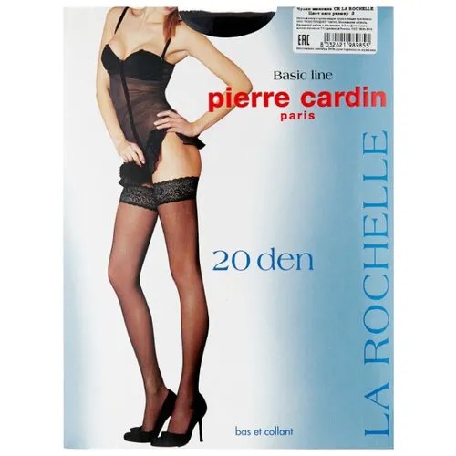 Чулки Pierre Cardin La Rochelle, Basic Line 20 den, размер III-M, nero (черный)