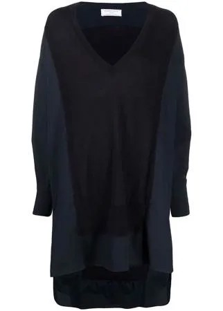 Société Anonyme платье с V-образным вырезом и бахромой