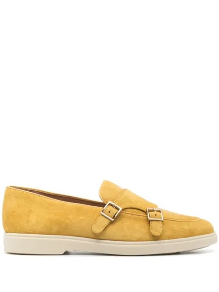 Santoni монки на резиновой подошве, желтый