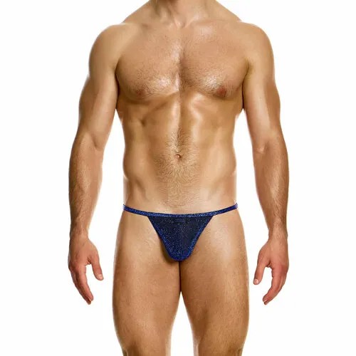Трусы MODUS VIVENDI Glitter Tanga Brief, размер XL, синий