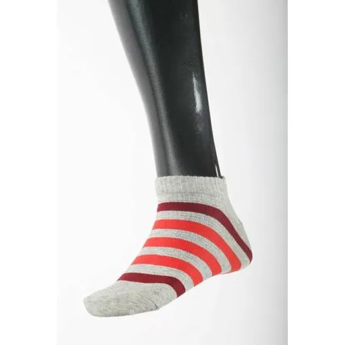 Носки PEAK, размер 40-45, серый, красный
