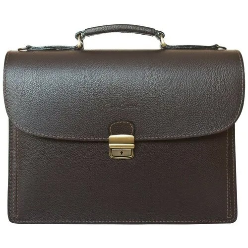 Мужской кожаный портфель Carlo Gattini Valcavo brown 2016-04