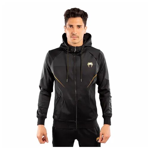 Толстовка Venum Athletics Hoodie Black/Gold (S)