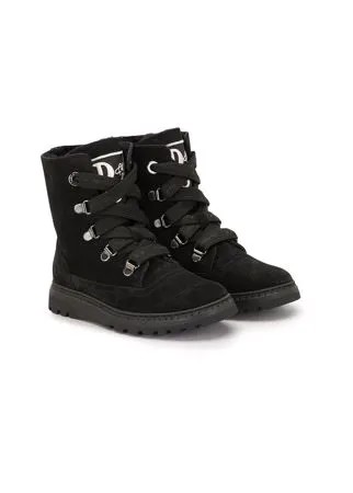 Dolce & Gabbana Kids ботинки на шнуровке с логотипом DG