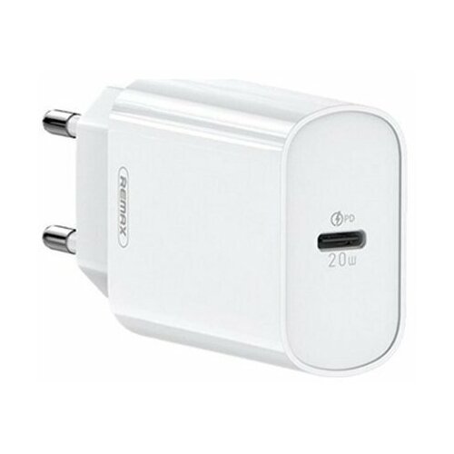 Зарядное устройство Remax Rp-u70, Jane Series 20W PD Usb-c, 5V, 3.0A, белый 6954851203575