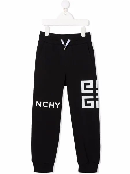 Givenchy Kids спортивные брюки с логотипом