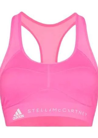 Adidas by Stella McCartney спортивный бюстгальтер с логотипом