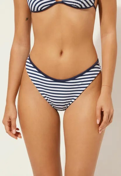 Плавки бикини NAUTICAL STRIPES Calzedonia, крапчатый королевский синий