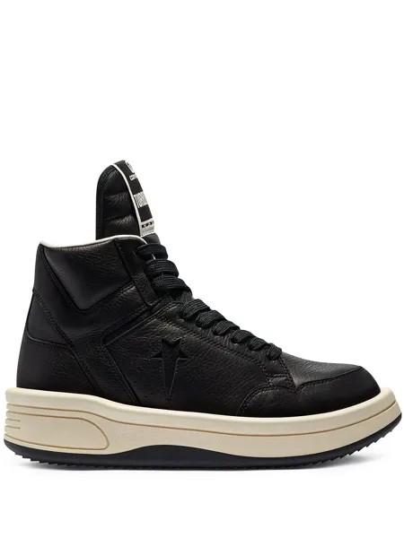 Rick Owens высокие кеды из коллаборации с Converse