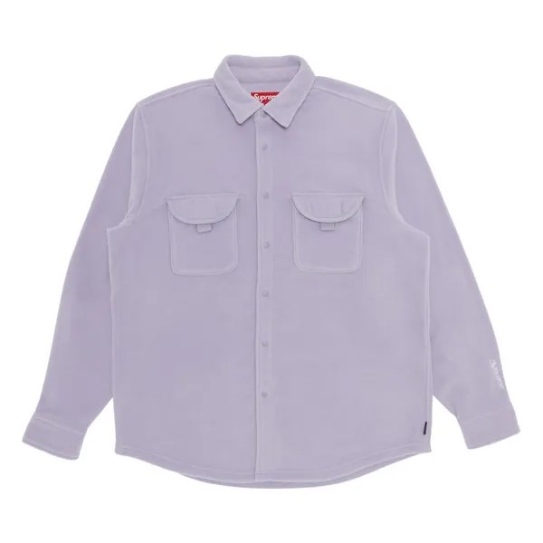 Рубашка Supreme Polartec 'Lilac', фиолетовый