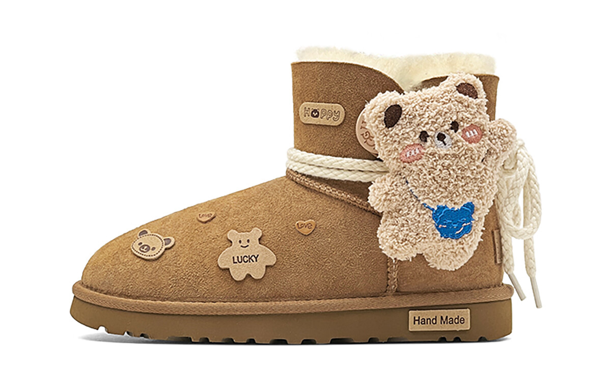 Женские мини-сапоги Bailey Bow II Snow Boots бежевого цвета Ugg