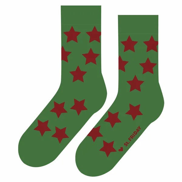 Носки мужские St. Friday Socks 129-9/11  зеленые 42-46