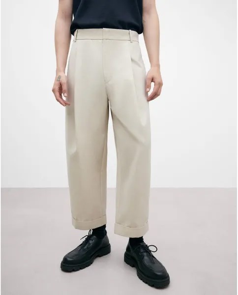 Мужские классические брюки с боковыми карманами и однотонным принтом Adolfo Dominguez