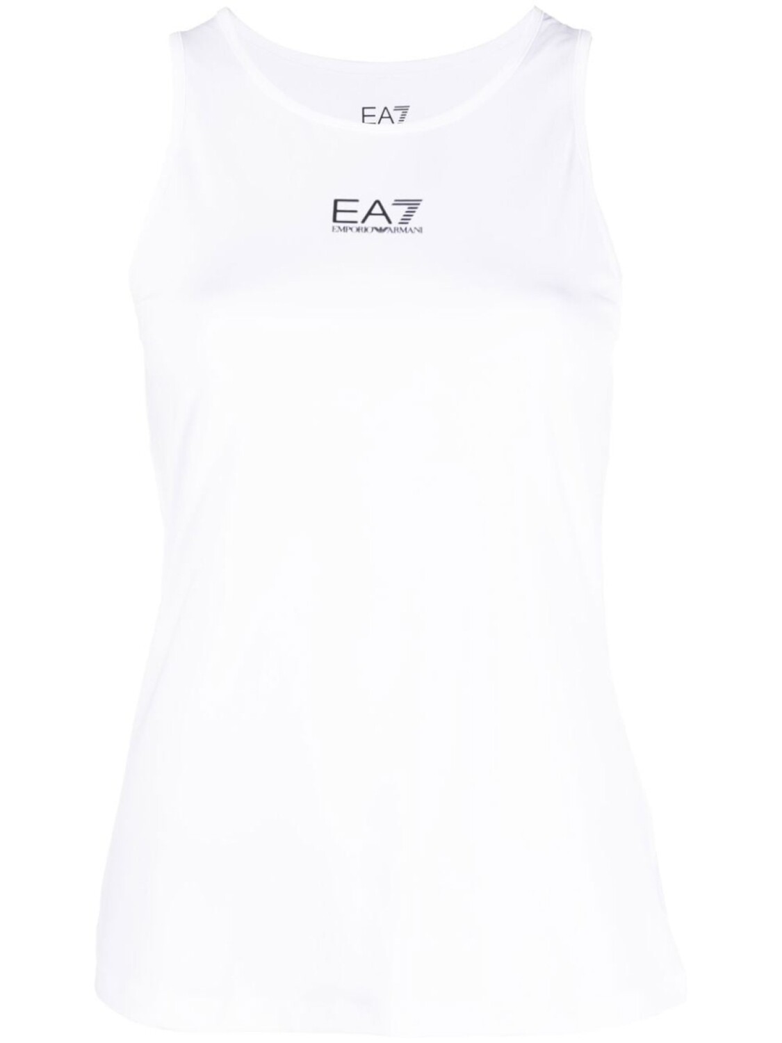 Ea7 Emporio Armani топ с логотипом, белый
