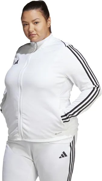 Куртка Plus Size Tiro 23 League Training Jacket adidas, белый